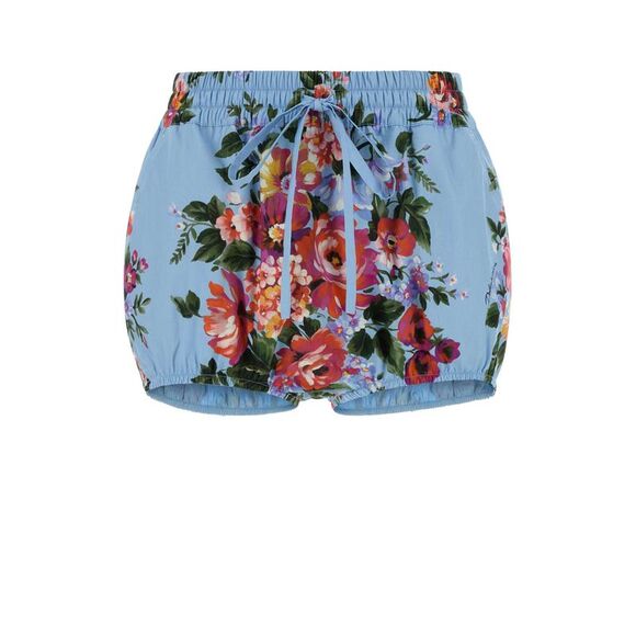 Dolce & Gabbana Women Printed Poplin Shorts